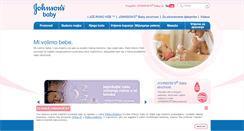 Desktop Screenshot of johnsonsbabycroatia.com